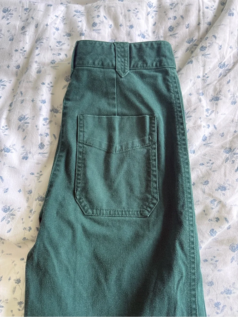 Anthropologie Dark Green Chino Pants